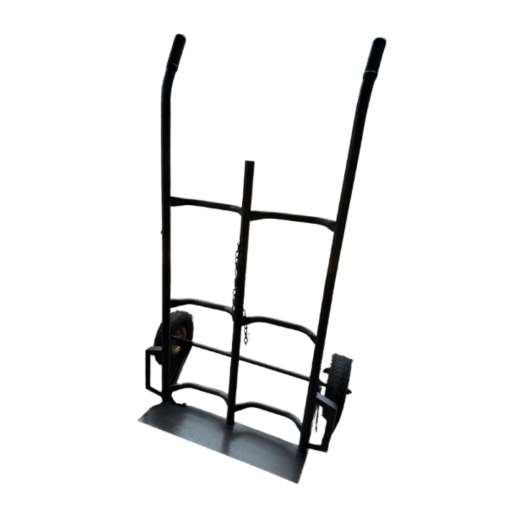 Double Cylinder Trolley comes with 10" Air Wheel