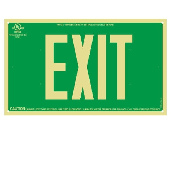 EverLux UL924 sign 4024 Type1 Nr C0013 Exit Sign x5Pcs-Fixture-DELIGHT OptoElectronics Pte. Ltd