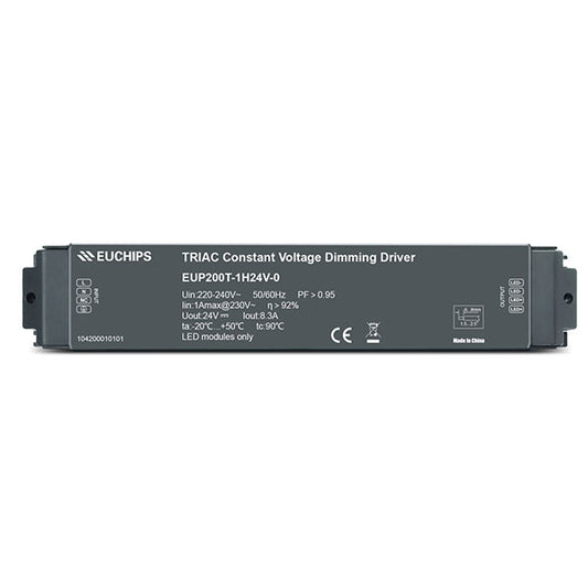 [China] Euchips EUP200T-1H24V-0 200W 24V TRIAC Constant Voltage Dimming Driver x10pcs