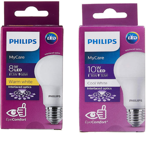 PHILIPS LEDBULB 8W E27 3000K (770LUMEN)
