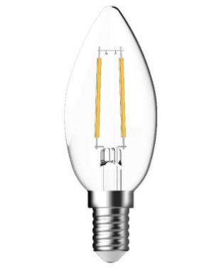 MEGAMAN LED Filament E14 4W 2700K Warm White LED Bulb-LED Bulb-DELIGHT OptoElectronics Pte. Ltd