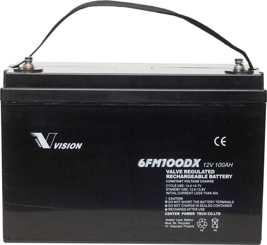 Vision 6FM100X FR (12V 100Ah) Seal Lead Acid Battery
