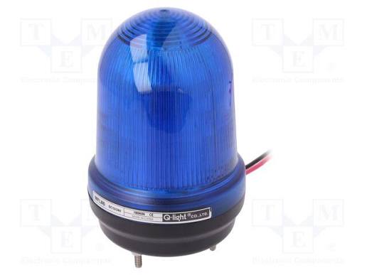 Qlight MULTI FUNCTION LED SIGNAL LIGHT DIA.80MM 12/24VDC BLUE