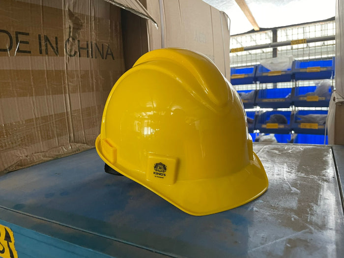 King's North Yellow Safety Helmet With Chin Strap (NSB10002) | Model : HELMET-K-YL