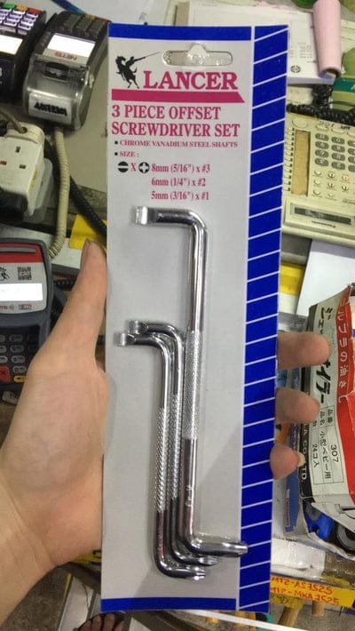 Lancer 3pieces Offset Screwdriver Set