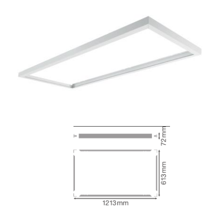 LEDVANCE Surface Mount Kit for LED VALUE PANEL TRI COLOR GEN2 Backlit Panel Light