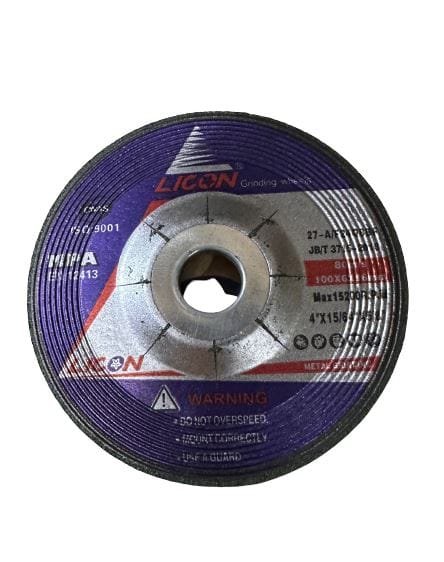 Licon 4" Green Grinding Disc (For Metal)