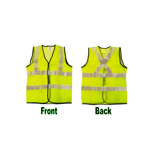 LTA Green Safety Vest With White Reflective
