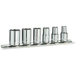 M10 1/4 Drive 6pt Socket on Rail Set