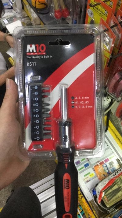 M10 10pcs Ratchet Screwdriver Set