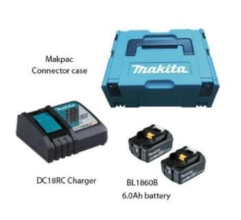 Makita 18V MKP1RG182 Makpac Power Source Battery Combo Kit (6.0Ah) | Model : M*198119-8