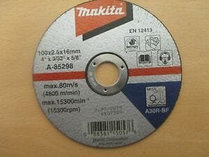 Makita 4" (100mm) Cutting Disc (25pcs/box) | Model : CD-M04 (A85298)