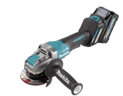 Makita GA042G 4" 40Vmax Cordless Angle Grinder With Fast Charger (DC40RA) + 2.5Ah Battery (BL4025) | Model: M-GA042GD201
