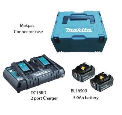 Makita MKP3PT182 Makpac Power Source Kit (5.0Ah) | Model : M-MKP3PT182
