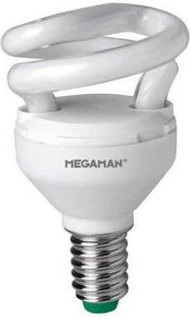 MEGAMAN Light Bulb 2700K / 5W / E14 MEGAMAN SP0205-E14 Spiral 5W