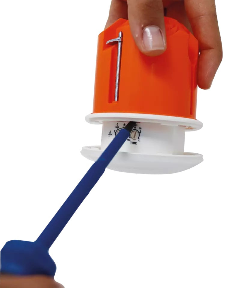 Theben The Luxa 103 S360-100-12 DE-UP WH IP54 Presence Detector Flush Mount