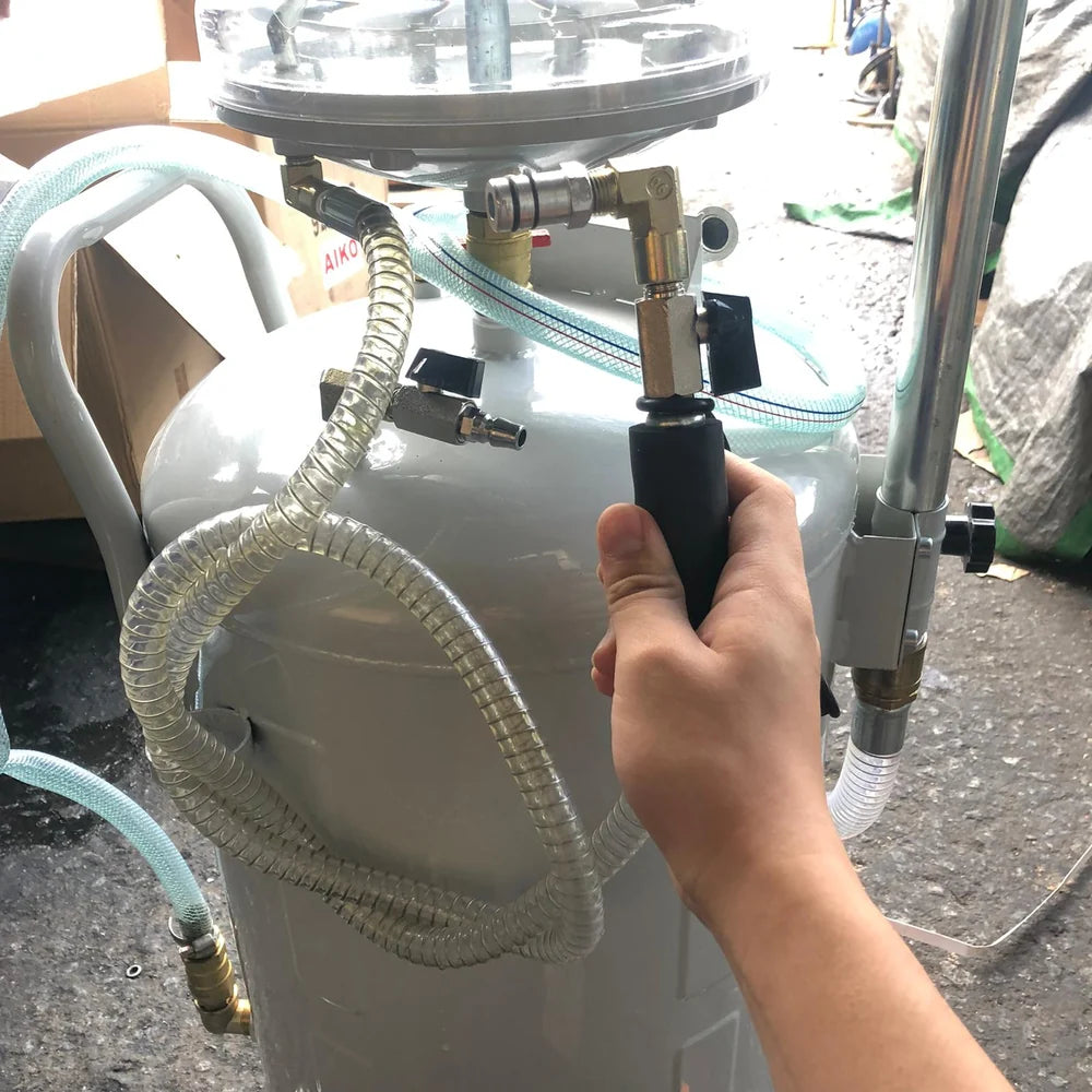 Aiko 80L Tank 2 in 1 Air Operated Waste Oil Drainer Extractor (2 box) (Gravity and Vacuum Draining)