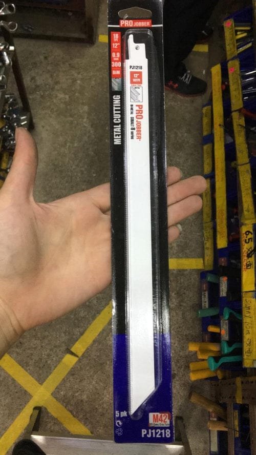 Projobber 12 18TPI Metal Cutting Recipro Saw Blade