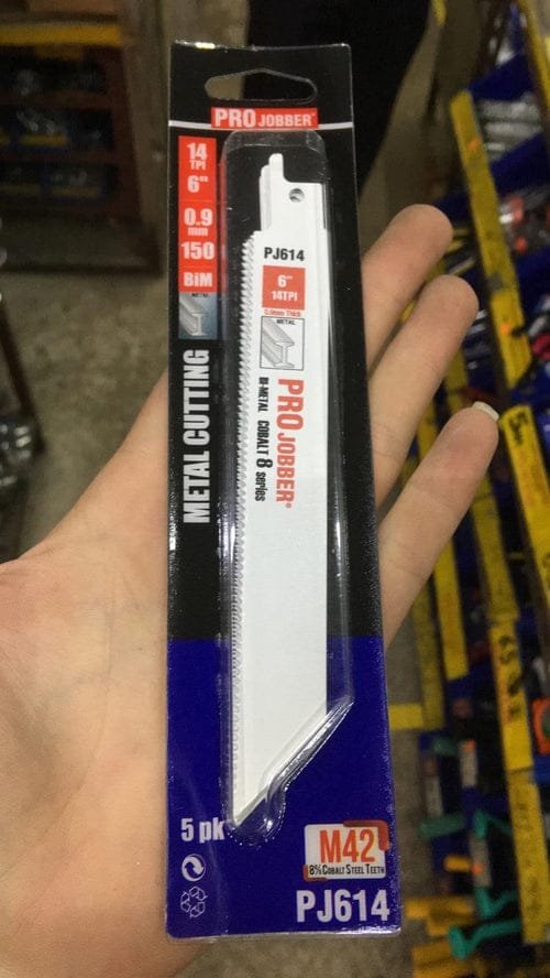Projobber 6 14TPI Metal Cutting Recipro Saw Blade