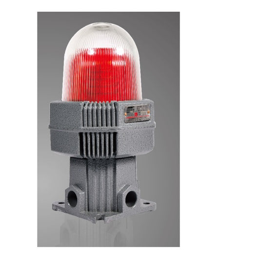 Explosion-proof Lighting fixtures Red Caution light-Fixture-DELIGHT OptoElectronics Pte. Ltd