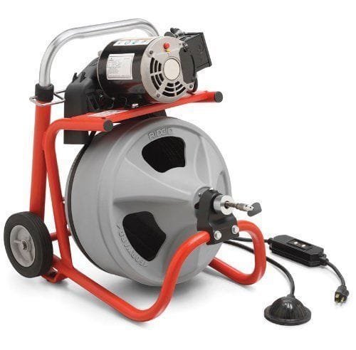 Ridgid K400 Drain Cleaning Machine 230V 1.5"-4" Pipe With C-32Iw Wire 3/8" 75Ft | Model : RID-K400