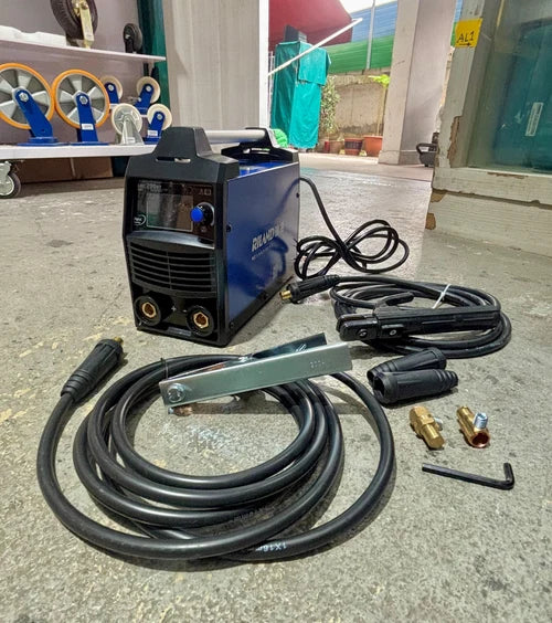 Riland ARC200DT 220V Welding Set c/w 3m Ground and Welding Cable | Model : W-ARC200DT-R