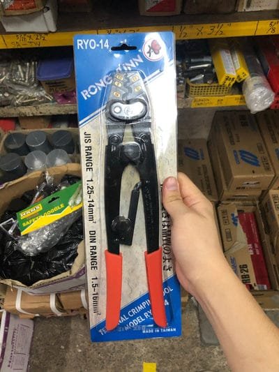 Rong Yunn Dia. 14mm Terminal Crimping Tool