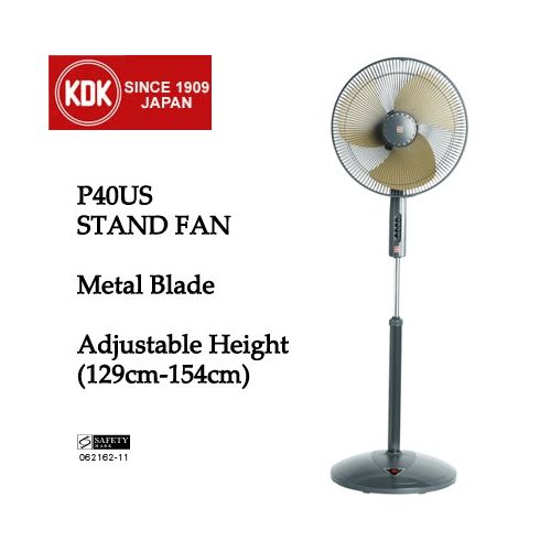 S9K7 Home Decore Gold KDK P40US Stand Fan 16"
