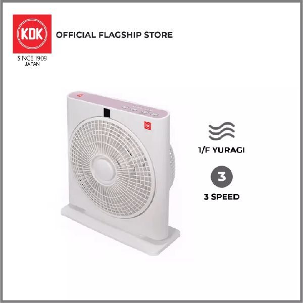 S9K7 Home Decore Lavender KDK ST30H 12-inch Desk Box Fan Without Remote