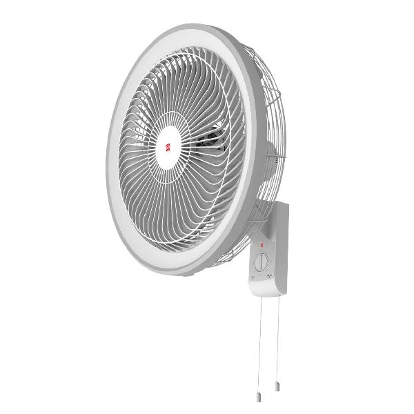 S9K7 Home Decore White KDK YU50X Industrial Wall Fan with Guide Van Design and 3-Speed