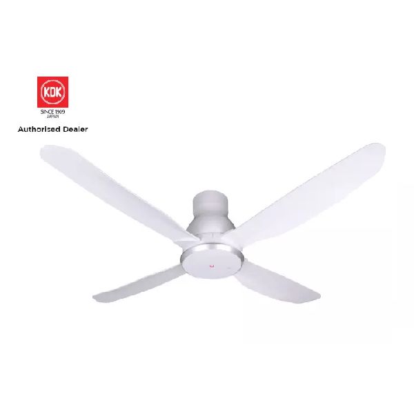 S9P3 Home Decore White KDK W56WV 140cm Ceiling Fan 4 Blades DC Motor with Remote