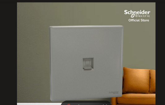 SCHNEIDER KBN31RJ6_WE 'Vivace E' 1G CAT6 SOCKET
