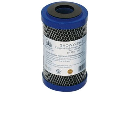 Showy Activated Block Carbon 5"Coconut Shell 5 Micron Filter Cart 2949 | Model : SHOWY-2949