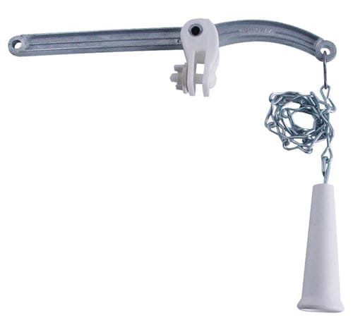 Showy H/L Cistern Alloy Finish Flush Handle