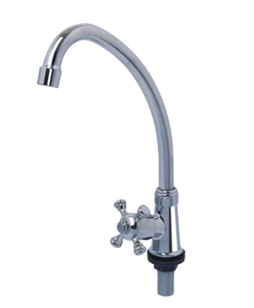 Showy X-knob J Type Spout Pillar Tap