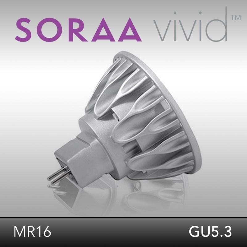 SORAA VIVID 3 MR16 Gu5.3 (Gen 3) SM16 Series amazing design LED lights,LED Bulb - DELIGHT.com.sg 