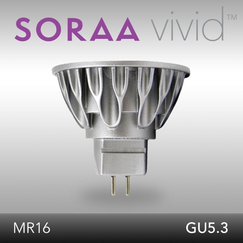 SORAA LED Bulb SORAA VIVID 3 MR16 Gu5.3 (Gen 3) SM16 Series amazing design LED lights