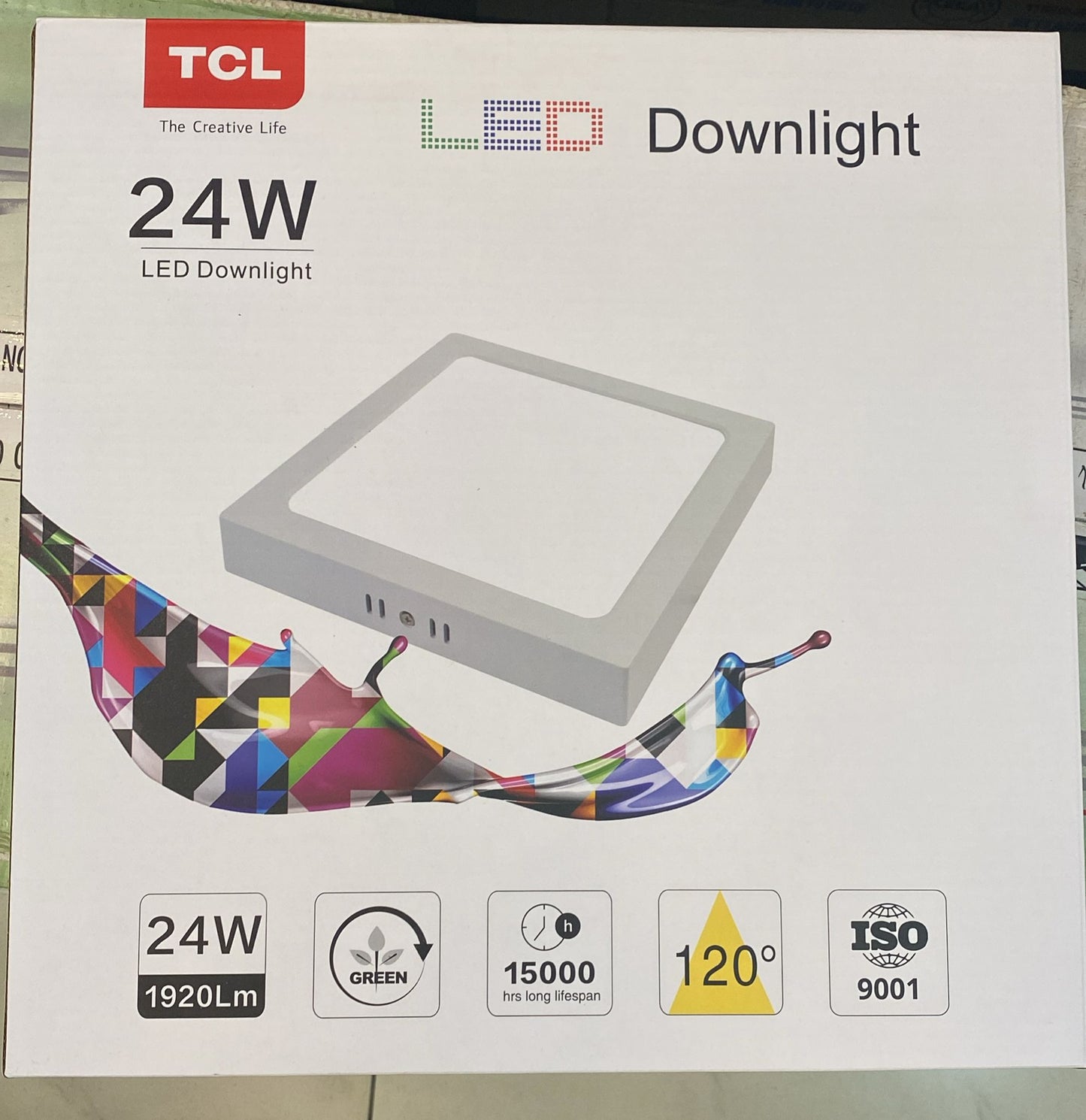 TCL 24W Square 6500K Downlight