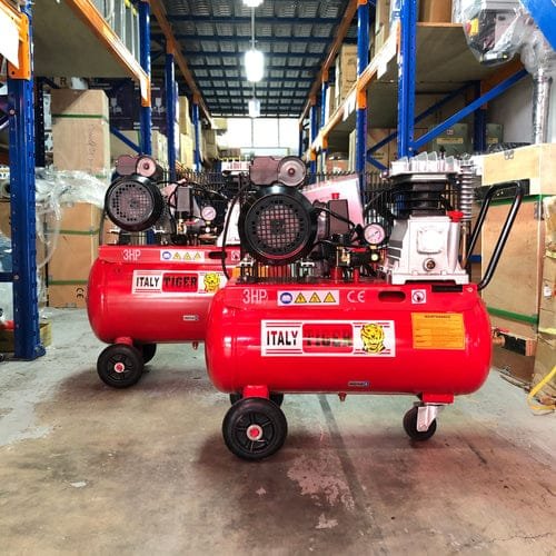 Tiger 3HP 220V Belt Driven Air Compressor (Export only) | Model : A-3008 | Tank Size : 30L, 50L