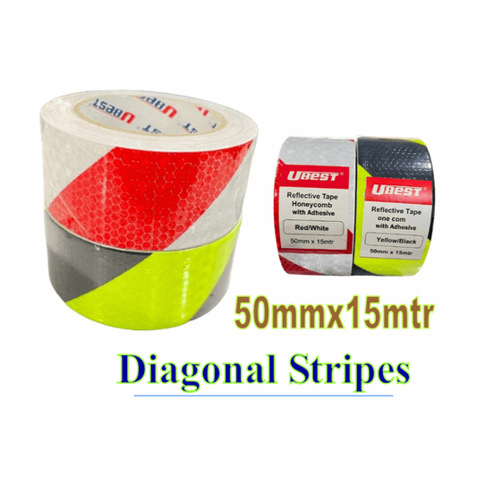"U-BEST" Honeycomb Grade Reflective Tape Diagonal Stripes