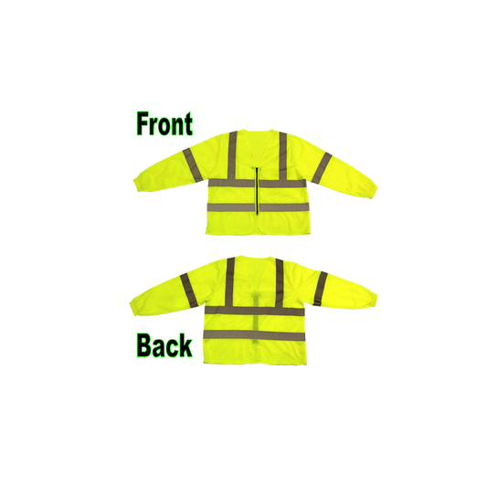 U-BEST Long Sleeve Zip Type Safety Vest