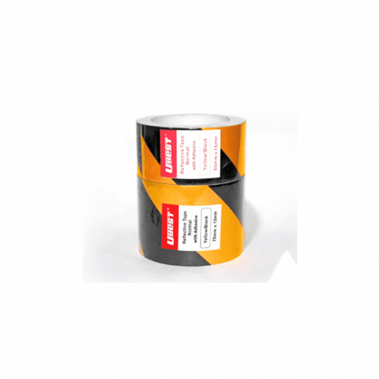 U-BEST Yellow/Black Reflective Tape Normal