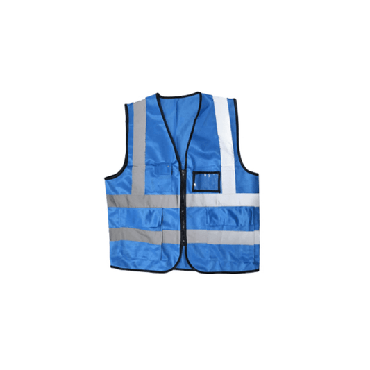 U-Best Zip Type Lake Blue Safety Vest