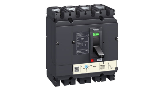 Schneider Electric - Easy Series, EasyPact CVS Circuit breaker 4P 125A, Breaking Capacity 25kA