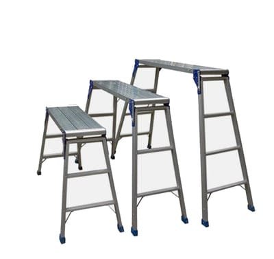 XG 2.5FT Portable Folding Aluminium Working Platform Ladder Bench
