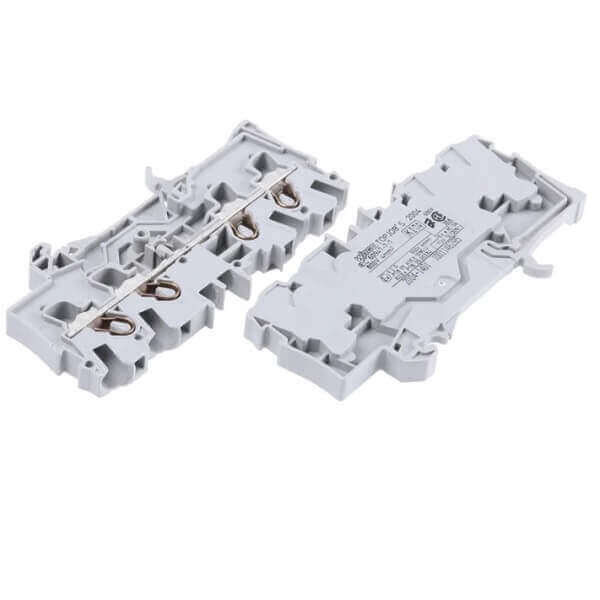 Wago Terminal Block, 32A, Push In Terminals, 20 → 10 AWG X40Pcs-Electrical Supplies-DELIGHT OptoElectronics Pte. Ltd