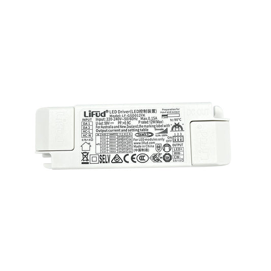 Lifud LF-GSD0 Series DALI-2 Tunable White Flicker Free LEDDriver Series-Ballast /Drivers-DELIGHT OptoElectronics Pte. Ltd