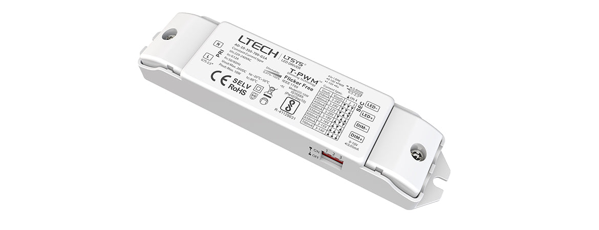 [China] LTECH AD-G1A series CC 0/1-10 V Flicker Free LED Driver-Ballast /Drivers-DELIGHT OptoElectronics Pte. Ltd