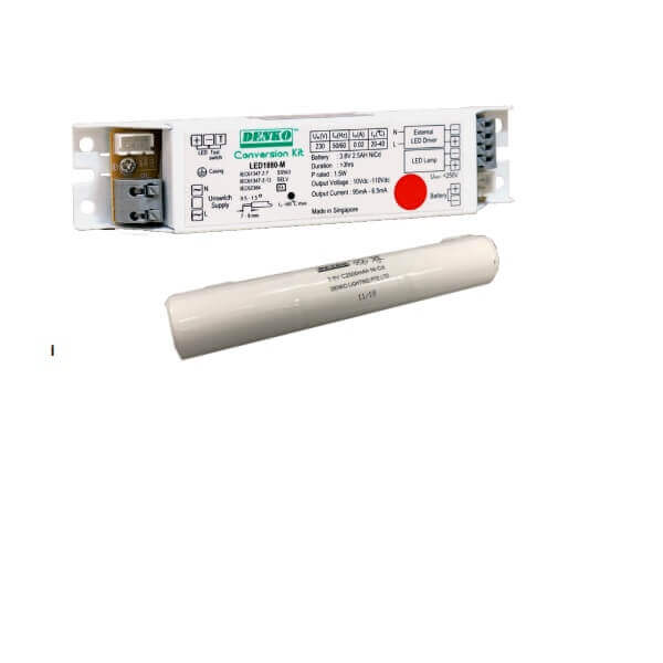 Denko LED1880-M 2W LED EMERGENCY CONVERSION KIT-EXIT/Emergency-DELIGHT OptoElectronics Pte. Ltd