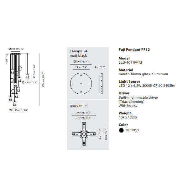 [USA] SEED DESIGN FUJI Lamp-Home Decore-DELIGHT OptoElectronics Pte. Ltd